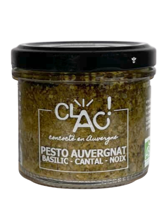 Pesto auvergnat basilic cantal noix bio - CLAC Conserverie