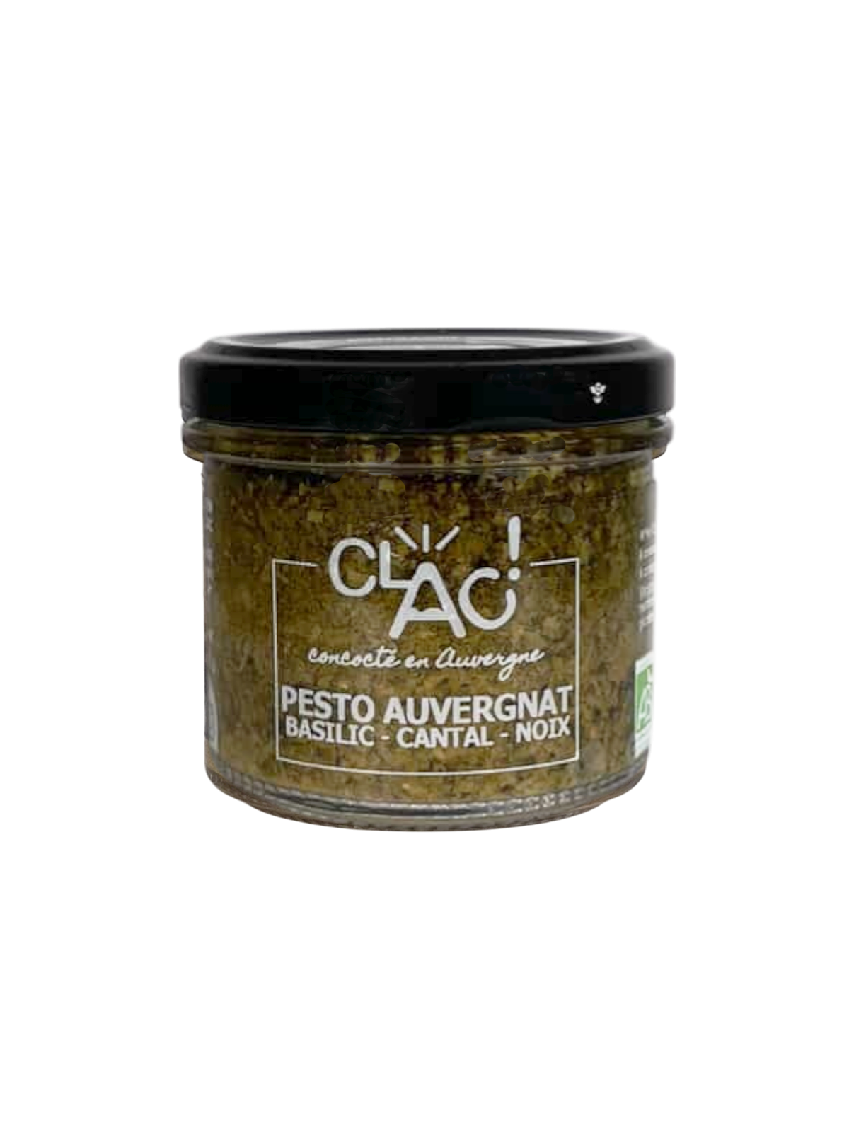 Pesto auvergnat basilic cantal noix bio - CLAC Conserverie