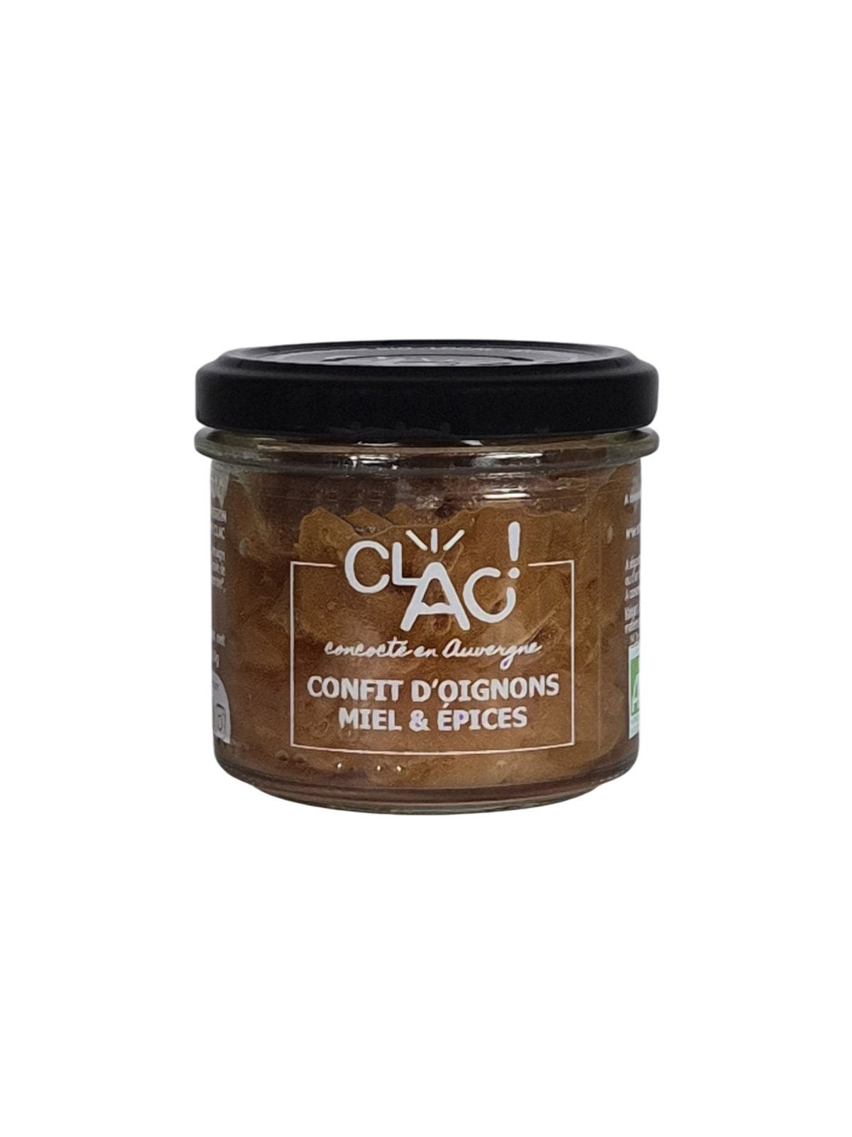 Confit d'oignons miel et épices - CLAC Conserverie