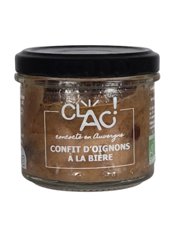 Confit d'oignons à la bière - CLAC Conserverie