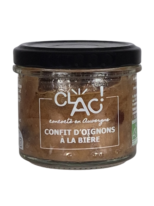 Confit d'oignons à la bière - CLAC Conserverie