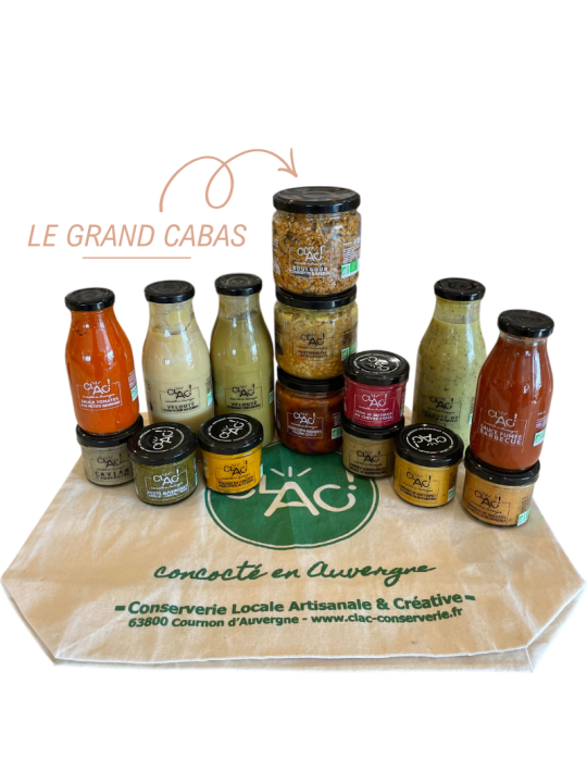 Panier gourmand bio local et artisanal - Grand cabas