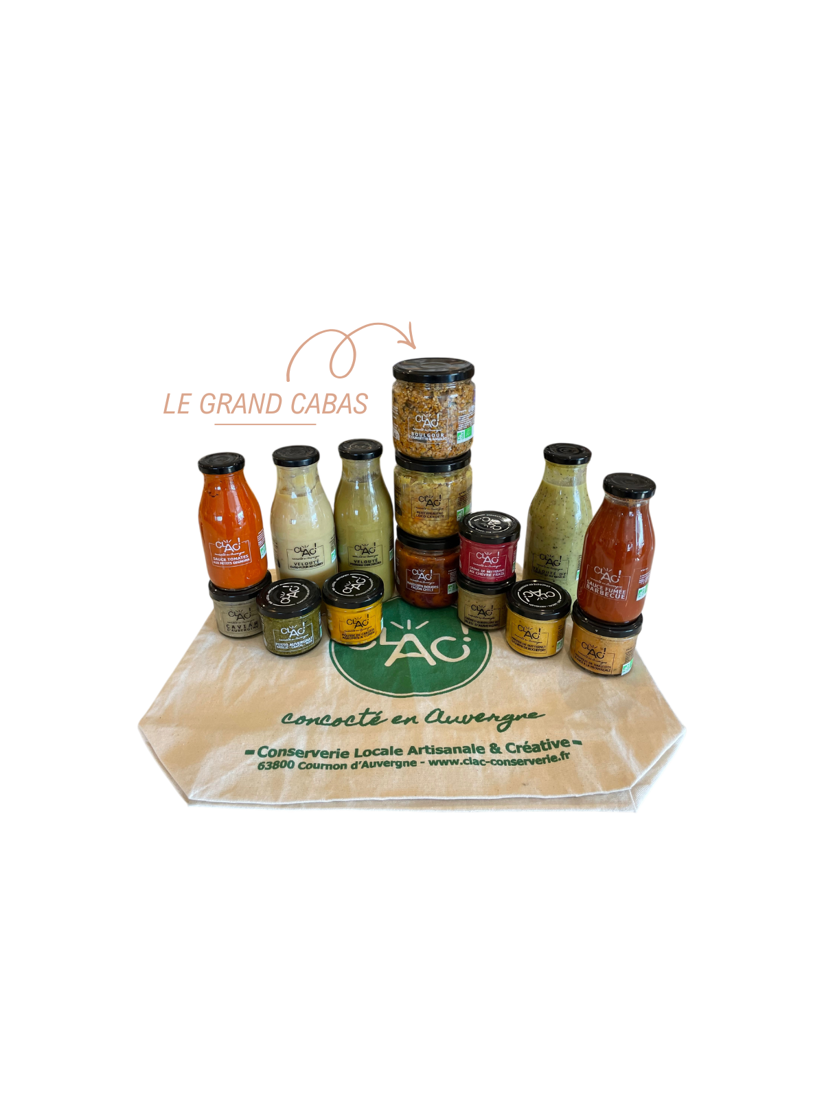 Panier gourmand bio local et artisanal - Grand cabas